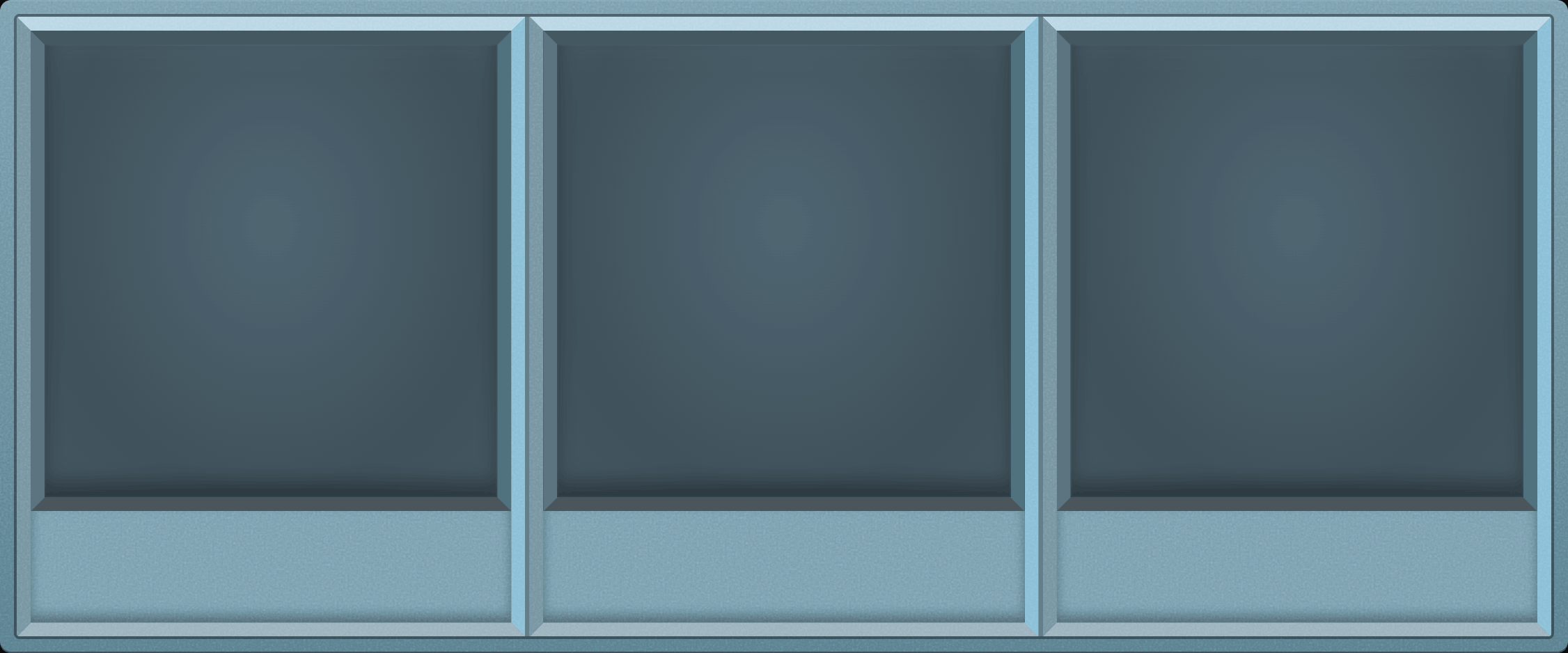 Arctic Ice Display Case (1x3)